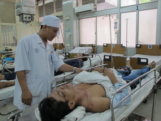 Các bệnh nhân đang điều trị tại bệnh viện Chợ Rẫy