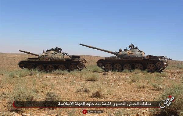 Khủng bố IS có khoảng 15 chiếc xe tăng chiến đấu T-62 