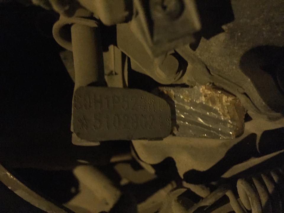 Số m&aacute;y của chiếc xe Honda Spacy đ&atilde; bị m&agrave;i m&ograve;n