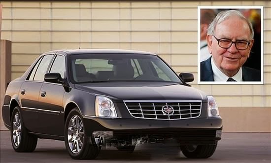Tỷ phú khủng lái xế rẻ: Warren Buffett sử hữu một chiếc Cadillac DTS chỉ với giá 27,000 euro. Ảnh minh họa