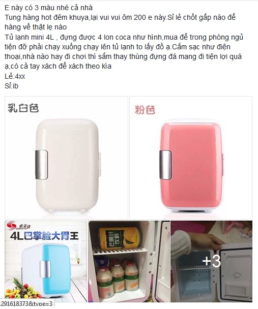 Đồ điện lạnh mini chống nóng xuất xứ Trung Quốc ngập chợ online