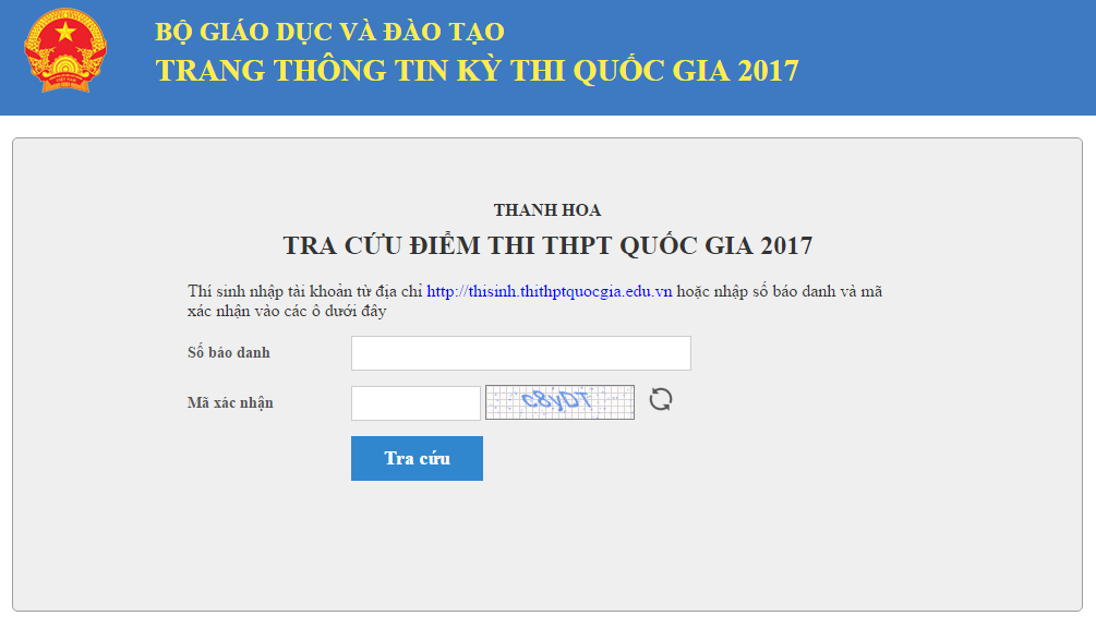 Nghệ An, Thanh Hóa, Cần Thơ công bố địa chỉ tra cứu điểm thi THPT quốc gia
