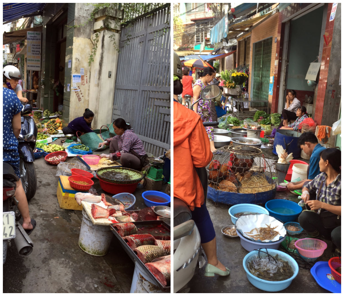Lo bão số 10 gây mưa lớn ngập úng, người dân Hà Nội mua lương thực dự trữ