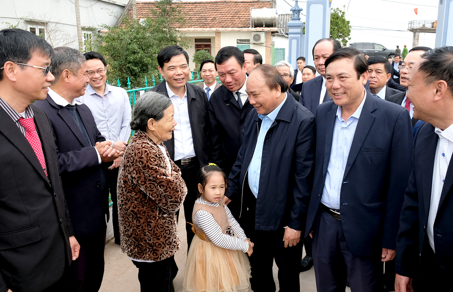 Thủ tướng thăm, làm việc tại huyện Hải Hậu (Nam Định)
