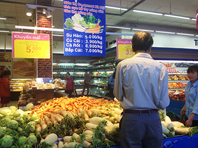 Hà Nội: Hàng loạt siêu thị vào cuộc ‘giải cứu’ nông sản giúp nông dân