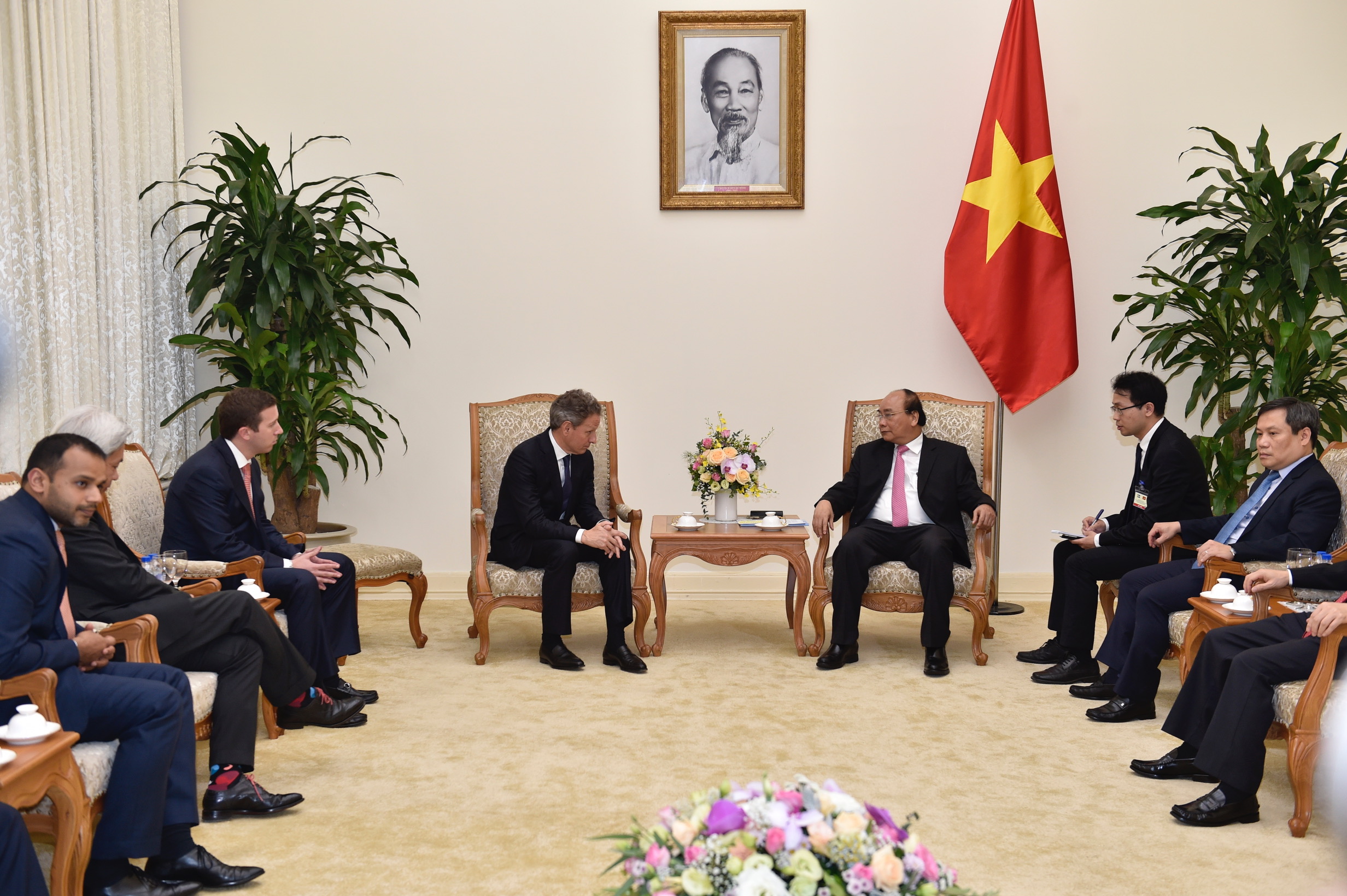 Thủ tướng khẳng định tạo điều kiện thuận lợi cho doanh nghiệp Hoa Kỳ đầu tư tại Việt Nam