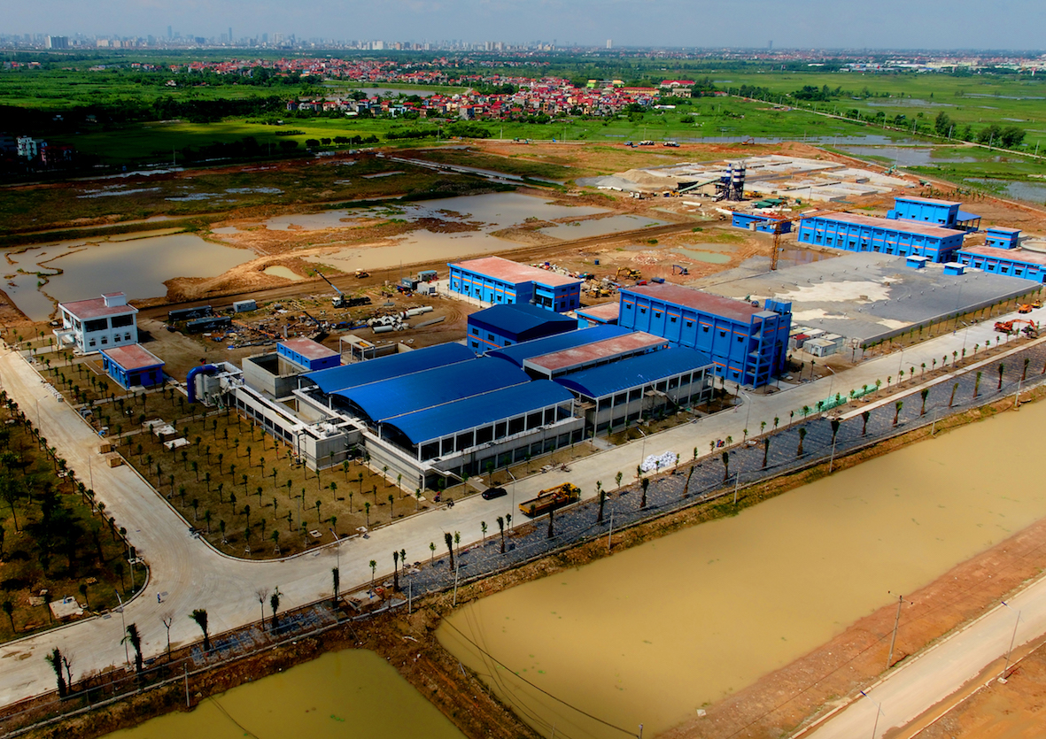 Chủ tịch Nguyễn Đức Chung dự khánh thành giai đoạn 1 Nhà máy nước mặt sông Đuống