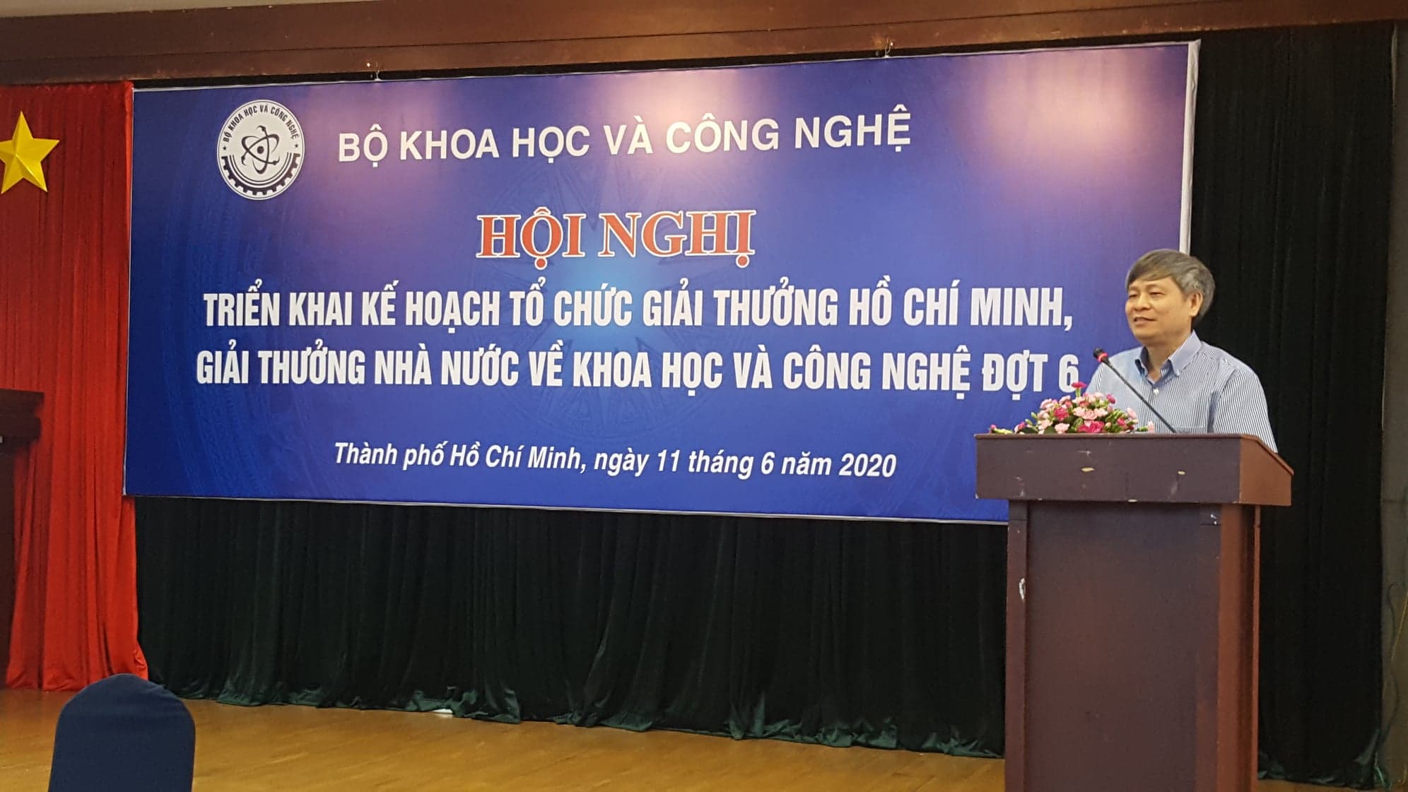 Thứ trưởng Bộ KH&CN Phạm Công Tạc phát biểu tại Hội nghị