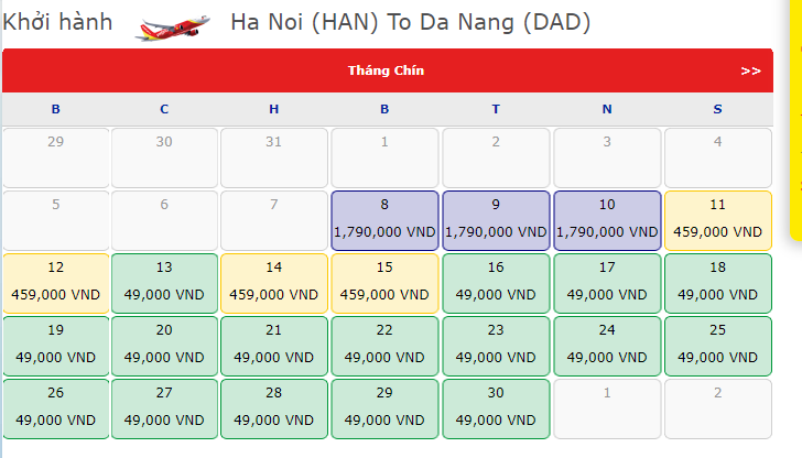 Từ hôm nay, khôi phục các đường bay đến Đà Nẵng