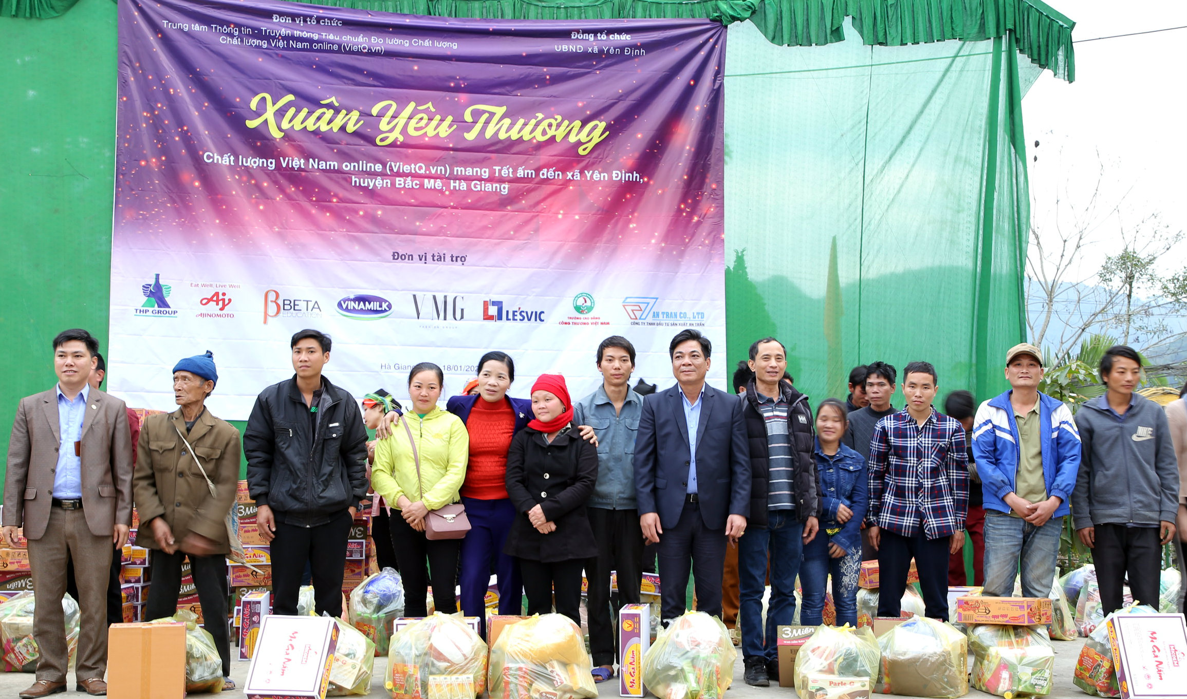 Chất lượng Việt Nam Online phát động chương trình 'Tết ấm cho người nghèo' huyện Võ Nhai, Thái Nguyên
