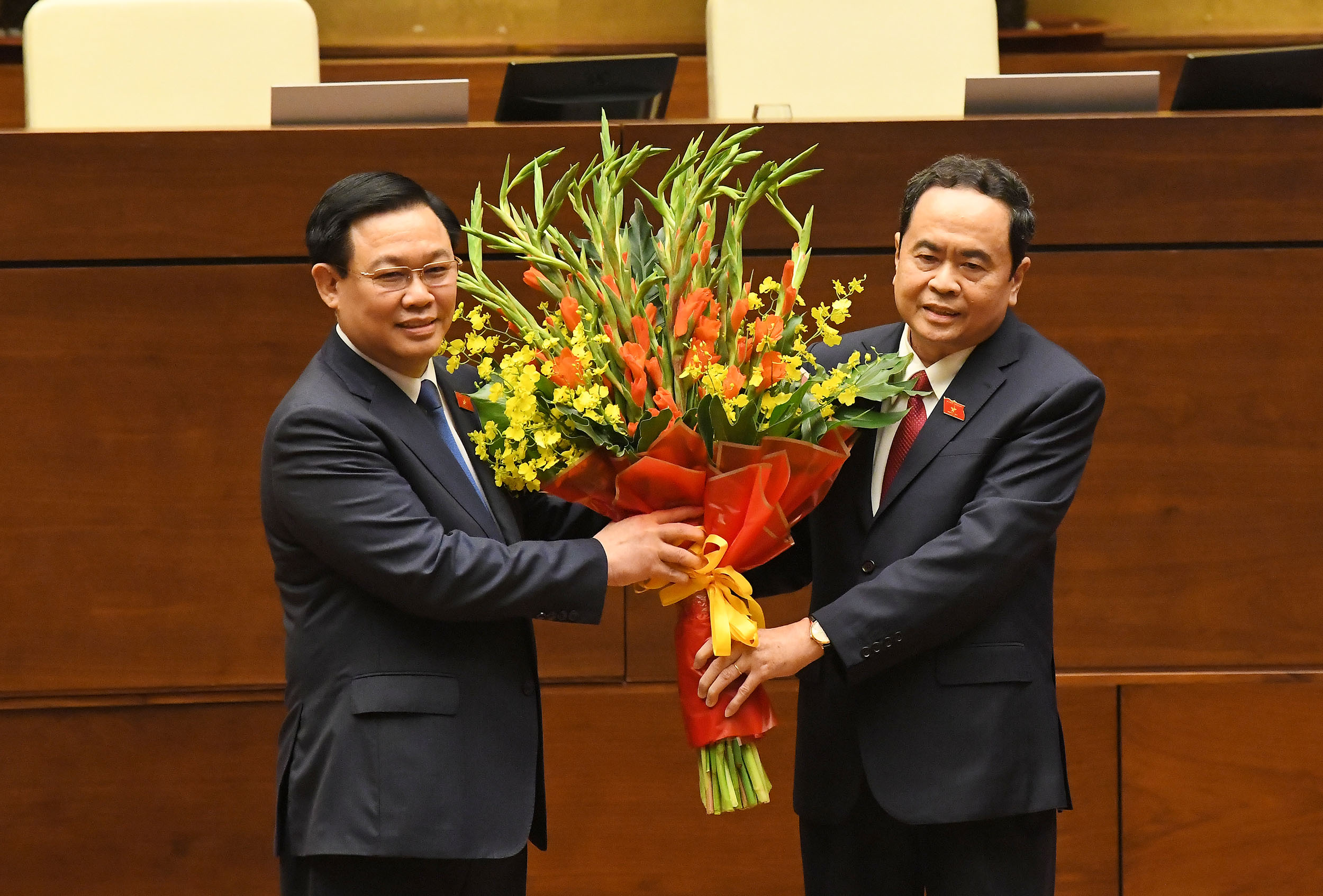 Chủ tịch Quốc hội Vương Đình Huệ đã thực hiện nghi lễ tuyên thệ nhậm chức