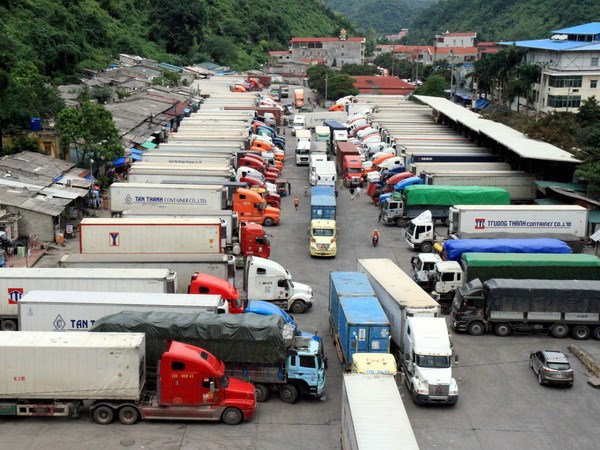 Tình hình xuất nhập khẩu hàng hóa qua các cửa khẩu biên giới phía Bắc trong tháng 2