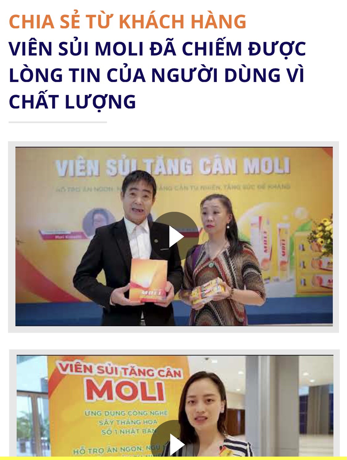 Người tiêu dùng cảnh giác kẻo sập ‘bẫy’ quảng cáo của viên sủi Moli Người tiêu dùng cảnh giác kẻo sập ‘bẫy’ quảng cáo của viên sủi Moli