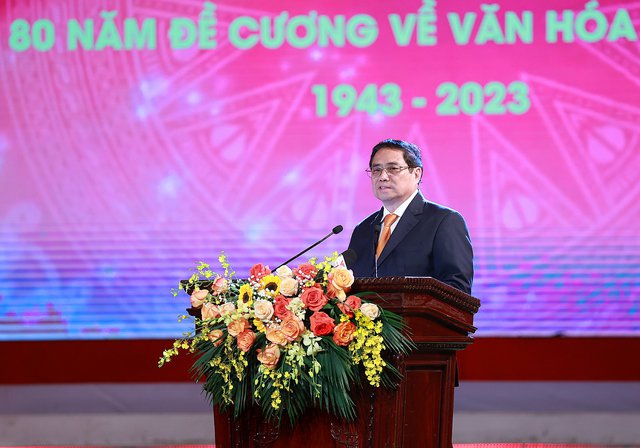 Thủ tướng: Đề cương về Văn hóa Việt Nam tiếp tục được Đảng ta vận dụng linh hoạt, sáng tạo, hiệu quả, phù hợp với thực tiễn Việt Nam để xây dựng và bảo vệ Tổ quốc. 