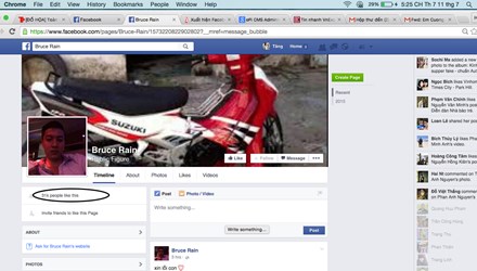 Chỉ mới xuất hiện vào trưa ngày 11/7 nhưng một trang Facebook mạo danh nghi can vụ thảm sát ở Bình Phước đã có 30.000 lượt like
