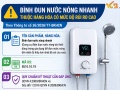 Bình đun nước nóng nhanh phải đáp ứng quy chuẩn kỹ thuật quốc gia nào?