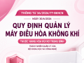 Thêm 'lá chắn' kỹ thuật bảo đảm chất lượng máy điều hòa không khí