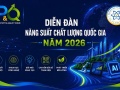 Sắp diễn ra Diễn đàn Năng suất Chất lượng Quốc gia năm 2026