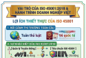 ISO 45001:2018 góp phần bảo vệ an toàn lao động và năng lực cạnh tranh doanh nghiệp