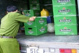 Triệt phá đường dây làm giả bia Heineken