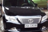 Khiển trách CSGT đi Camry mang biển số giả