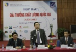 Họp báo công bố DN đạt giải thưởng Chất lượng Quốc gia