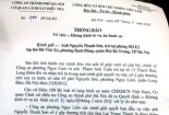 1 người dân  khiếu nại quyết định của CAHN lên Ban Nội chính trung ương