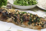 Cá quả nướng giòn đậm đà gia vị