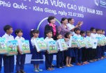 Trao gần 40 ngàn ly sữa cho trẻ em tại Phú Quốc