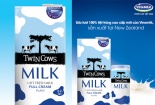 Vinamilk ra mắt sữa tươi tiệt trùng Twin Cows sản xuất ở New Zealand
