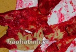 Thịt lợn luộc có màu đỏ như phẩm, người dân hoang mang