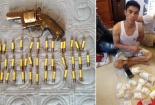 Đột kích bắt giang hồ thu súng, thuốc lắc