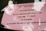 Xôn xao tấm biển trên ô tô xưng em CSGT 