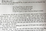 Một số đề thi liên quan sự kiện nóng về biển Đông
