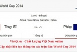 Link sopcast xem trực tiếp trận Thụy Sĩ - Pháp