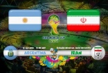 Link sopcast xem trực tiếp trận Argentina – Iran