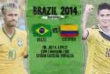 Link sopcast xem trực tiếp trận Brazil đấu với Colombia 03h đêm nay 5/7