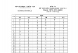 Đáp án chính thức đề thi đại học môn tiếng Đức khối D năm 2014 của Bộ giáo dục và đào tạo