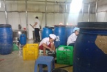 Ớn lạnh hình ảnh bên trong khu sản xuất sữa tươi