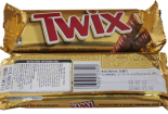 Kẹo sô cô la Twix chứa các thành phần có thể gây dị ứng