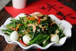 Cách làm món tôm thịt xào bông hẹ cho ngày se lạnh