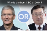 Cuộc đua giành ngôi CEO xuất sắc nhất 2014 của Tim Cook và John Chen
