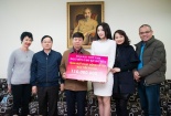 Hoa hậu Kỳ Duyên tặng thêm 50 triệu đồng cho quỹ từ thiện Báo Tiền Phong