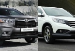Toyota Highlander và Honda CR-V: SUV hàng đầu cho gia đình