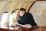 Bất ngờ công bố hình ảnh chuyên cơ riêng siêu sang của Kim Jong Un 
