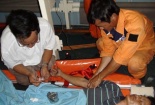 Ngư dân bị nạn ngoài Hoàng Sa đã nhập viện điều trị
