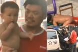 Cha bắt con nhỏ khỏa thân ngồi nước lạnh để 'tôi luyện'