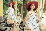‘Gọi hè về’ với váy công sở họa tiết thanh lịch