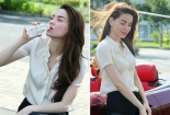 Hà Hồ và bí quyết làm mới mình với áo sơ mi 