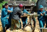 Giật mình đào trúng bom 500kg khi đang xây móng nhà